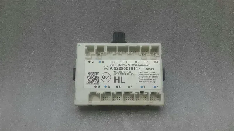 Mercedes S-Class W222 RLH door module A2229001914 door control unit rear left