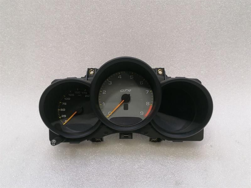 Porsche Cayman 718 GT4 Instrument Cluster 982920855B GT4 MPH Speedometer