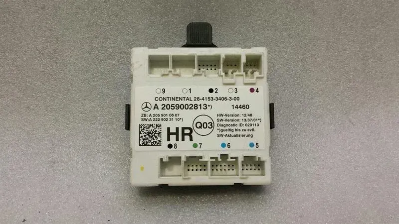 Mercedes C Class W205 RRH Door Module A2059002813 Door Control Unit Rear Right