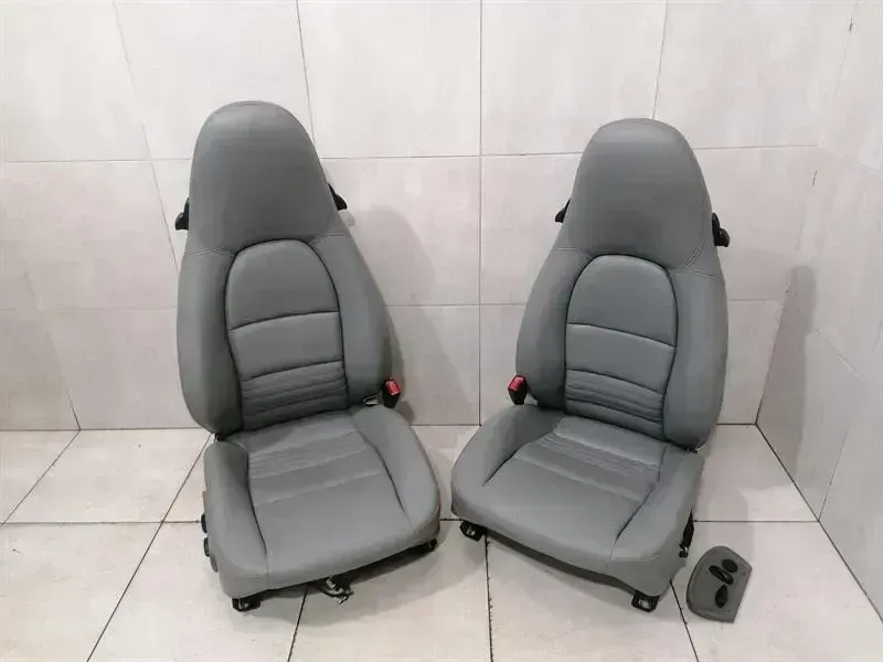 Porsche 911 996 seat interior grey seats seats leather leather set electric