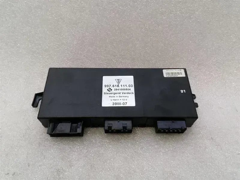 Porsche 911 997 convertible roof control module 99761811103 hood control unit