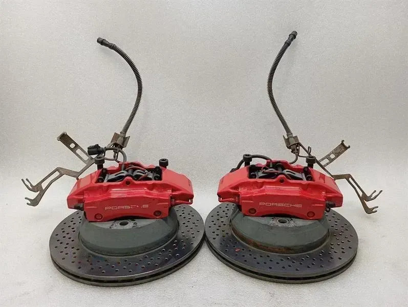 Porsche Cayman 981 Rear Brake Set 98135205110 Brake Caliper Rear GTS Red Brembo