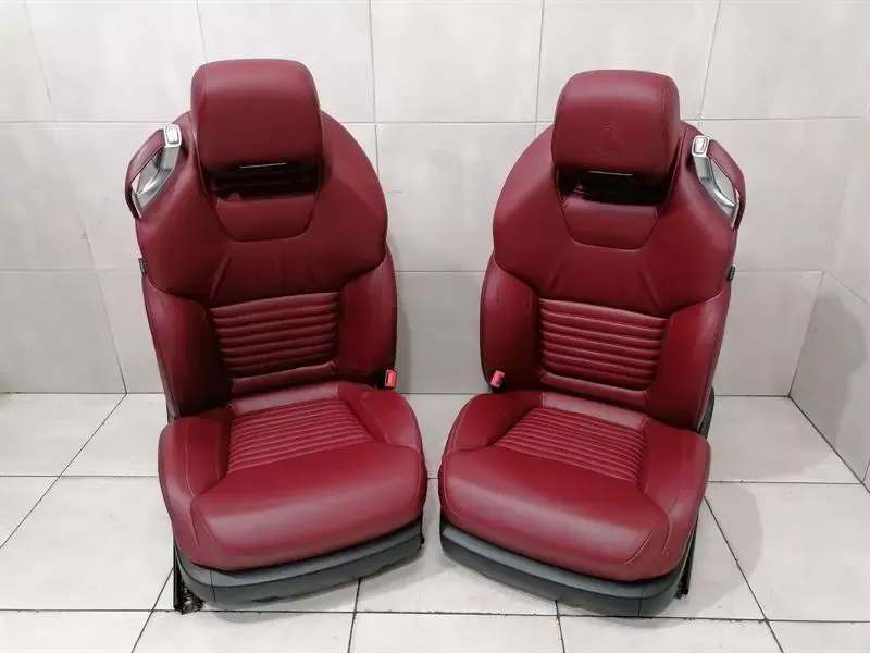 AMG MERCEDES SL R231 seat BEGAL RED 3D94 air scarf coat of arms logo