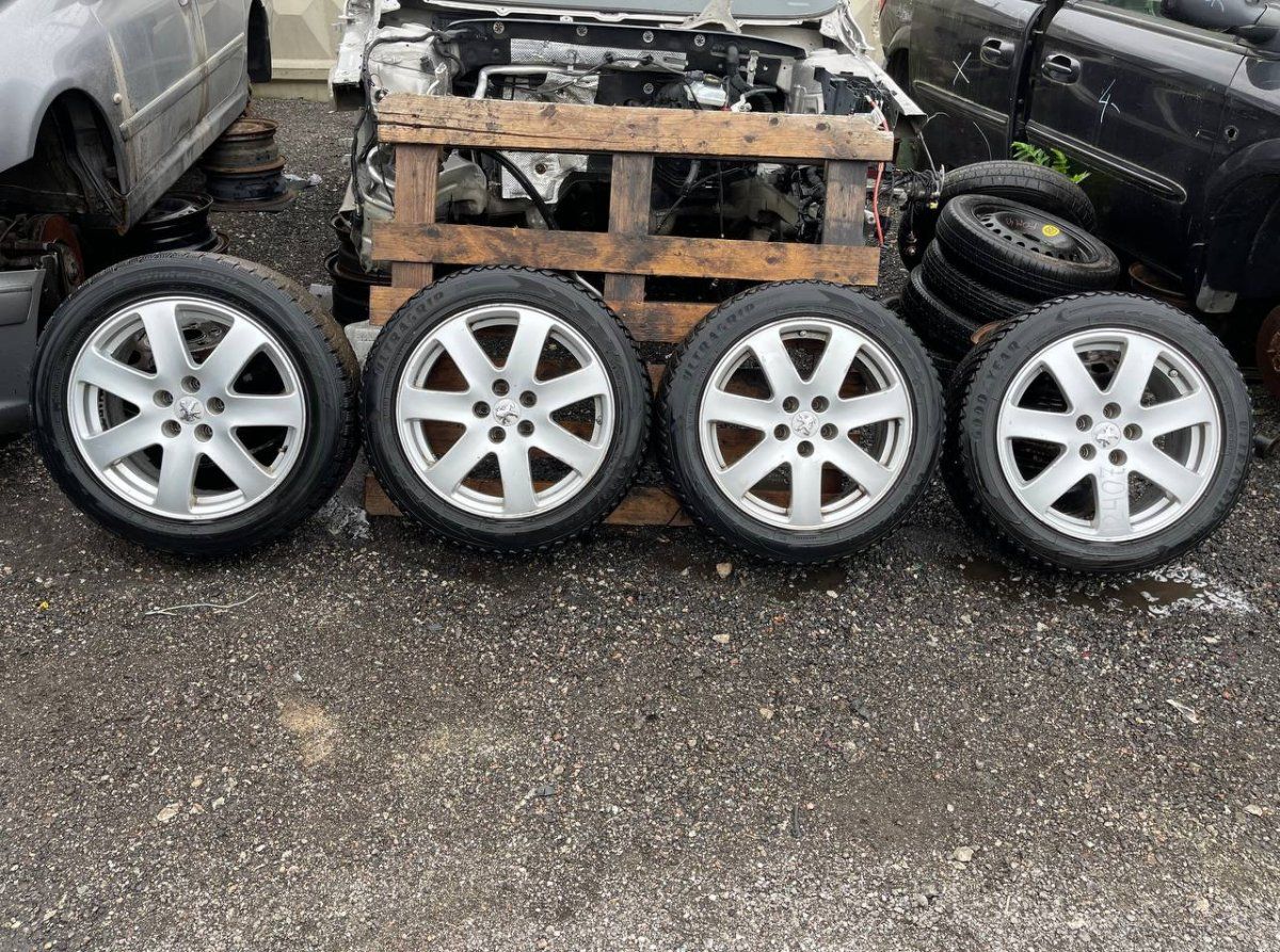 7.5JX17 ET45 D65.1 5X108 Rim set With Tyres 4 pcs PEUGEOT 607 (9D, 9U) (2000-2010)