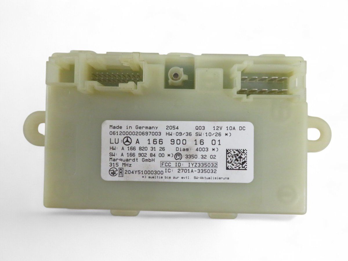 A1669001601 KEYLESS GO control unit MERCEDES-BENZ ML-CLASS (W166) (2011-2015)