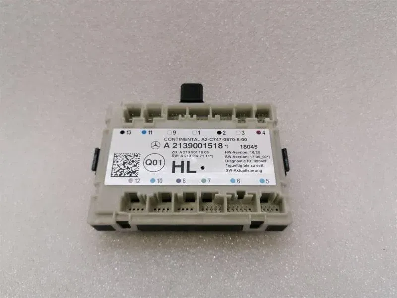 Mercedes S-Class W222 Rear Left Door Module A2139001518 Door Control Unit Rear