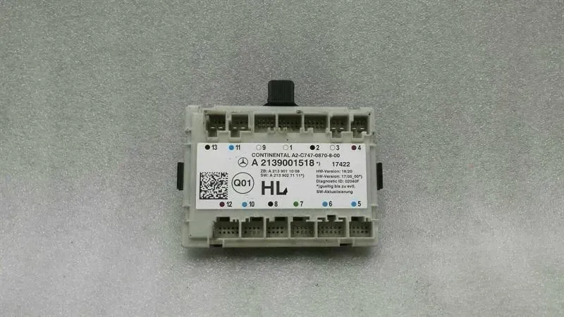 Mercedes S-Class W222 rear left door module A2139001518 door control unit rear