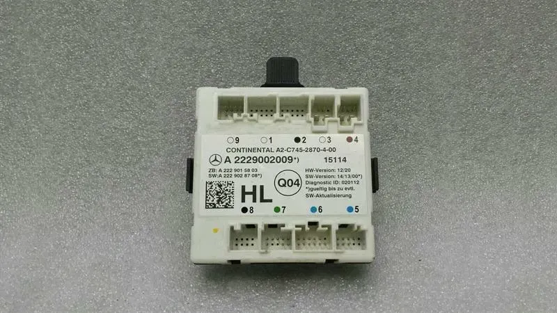 Mercedes C Class W205 Rear Left Door Module A2229002009 Door Control Module