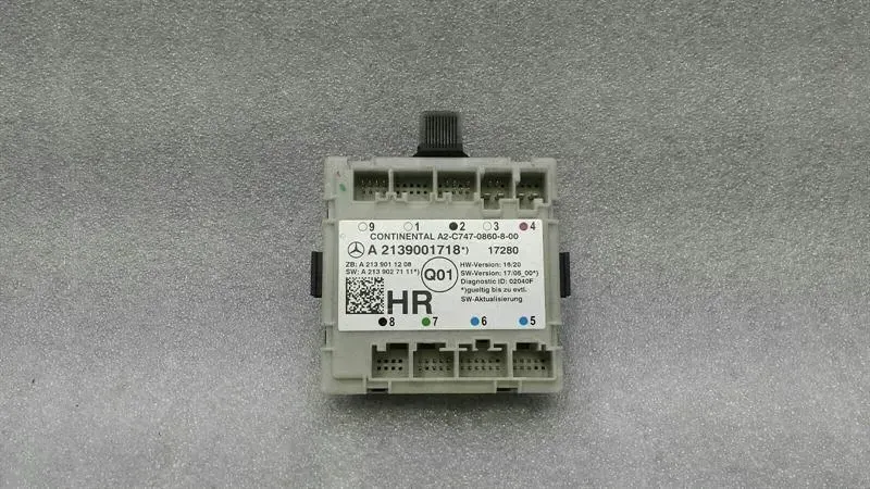 Mercedes E Class W213 RRH Door Module A2139001718 Door Control Unit Rear Right