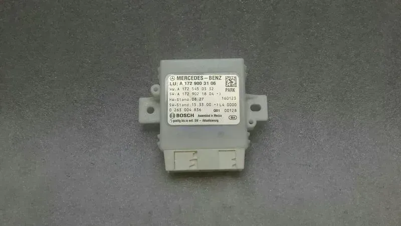 Mercedes SLC R172 MOPF PDC module A1729003106 PTS control unit parking aid
