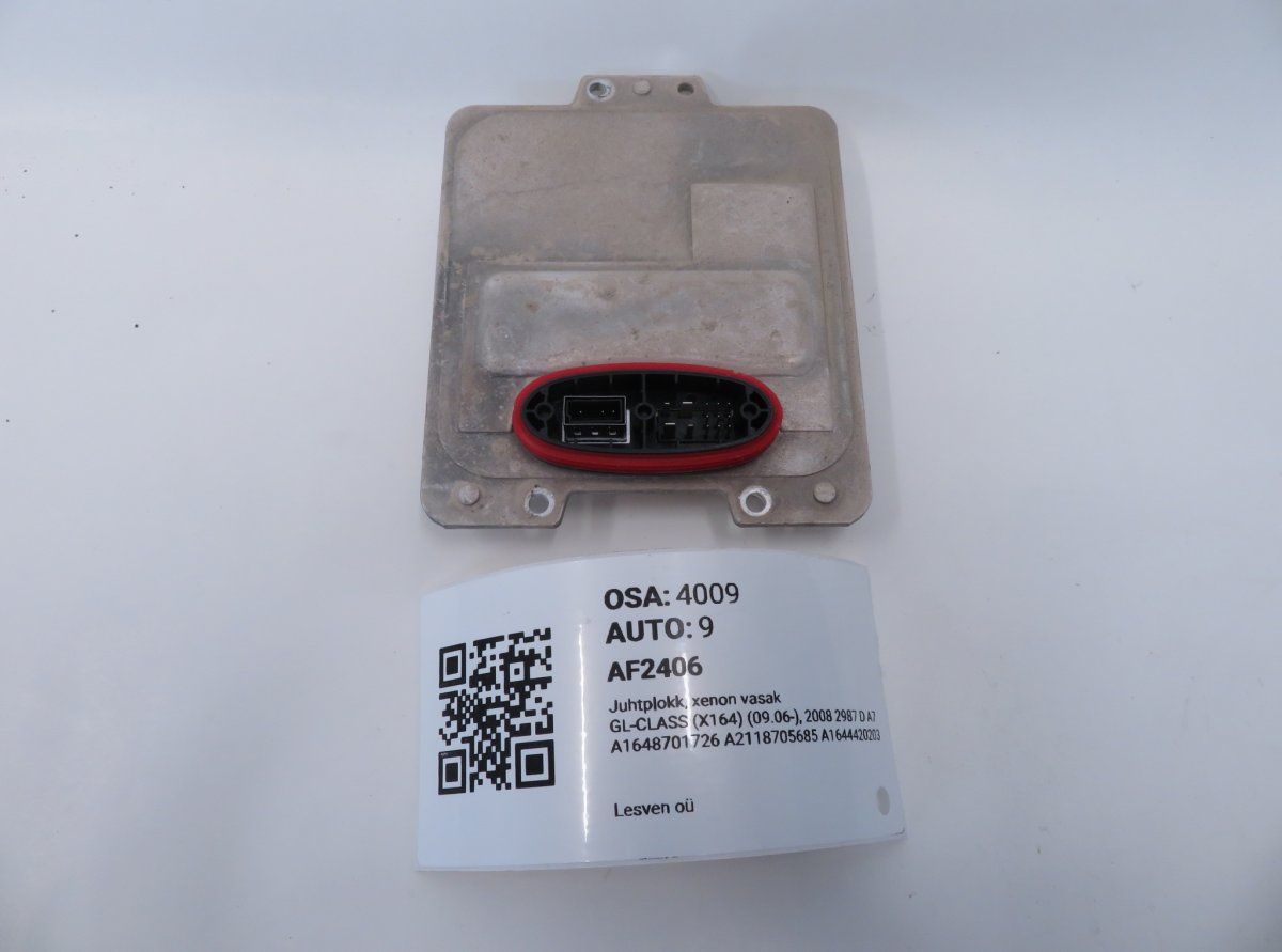 A1648701726 1648701726 A1648208185 A1644420203 Xenon control unit left MERCEDES-BENZ GL-CLASS (X164) (2006-2012)