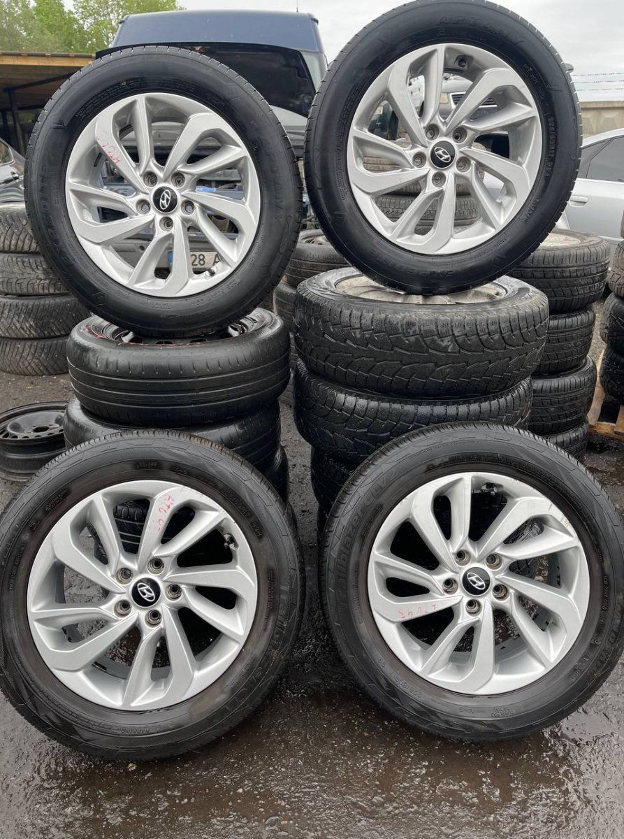 7JX17 ET51 67.1 5X114.3 Rim set With Tyres 4 pcs HYUNDAI TUCSON III (TL) (2015-2021)