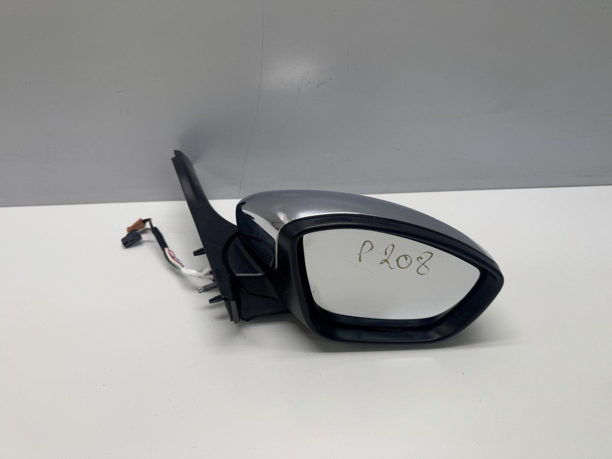 1611240780 Mirror right PEUGEOT 208 I (A9) (2012-2019)