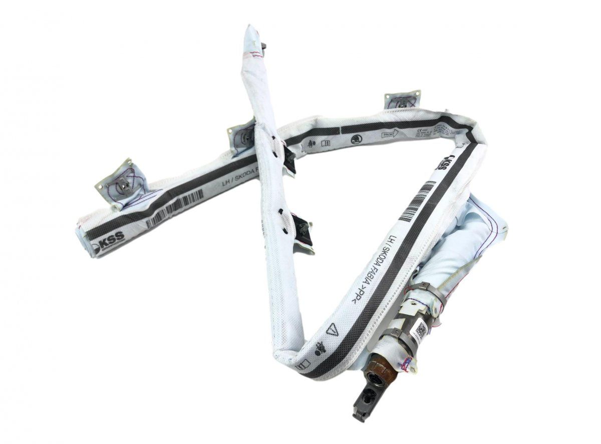 6V0880741E Head/roof/curtain airbag left SKODA FABIA III (NJ3) (2014-2021)