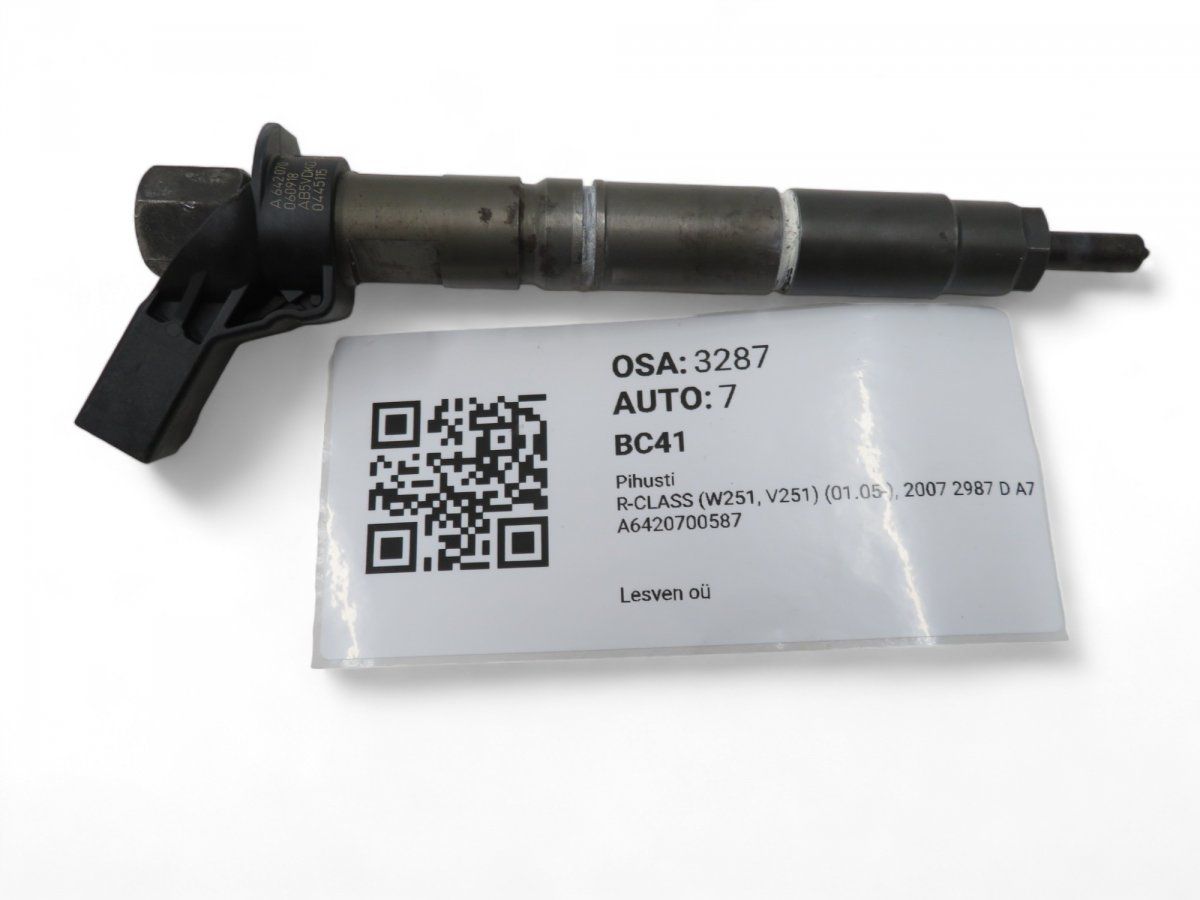 A6420700587 A6420701987 A6420701987 A6420701387 Fuel Injector MERCEDES-BENZ R-CLASS (W251) (2006-2013)