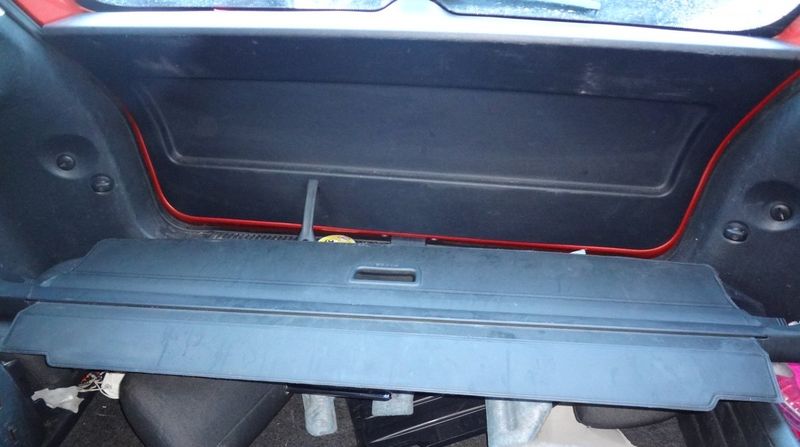Parcel shelf SKODA FABIA II (5J) (2006-2014)