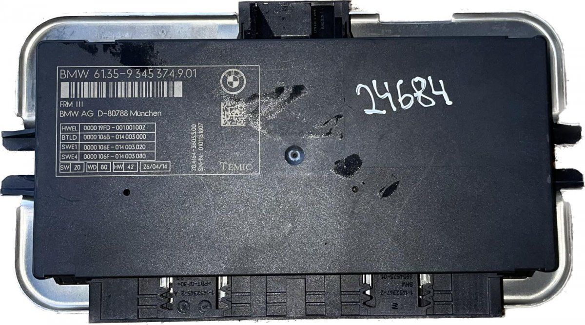 Lights control unit BMW 5 (F10, F11) (2010-2017)