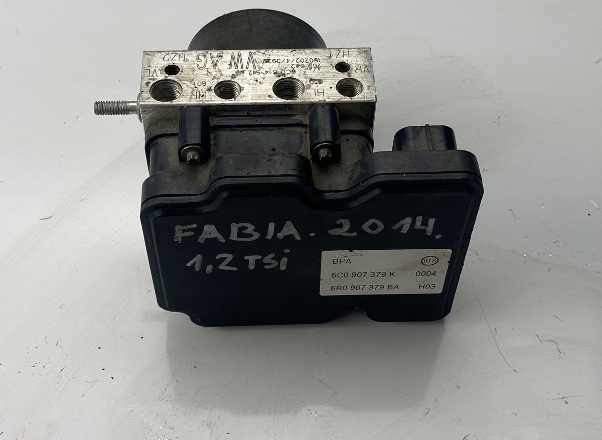 6C0907379K 6R0907379BA 6C0614517K ABS hydraulic unit / pump SKODA FABIA III (NJ3) (2014-2021)