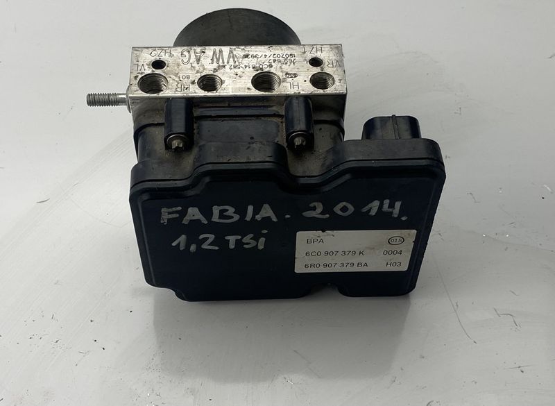 6C0907379K 6R0907379BA 6C0614517K ABS hydraulic unit / pump SKODA FABIA III (NJ3) (2014-2021)