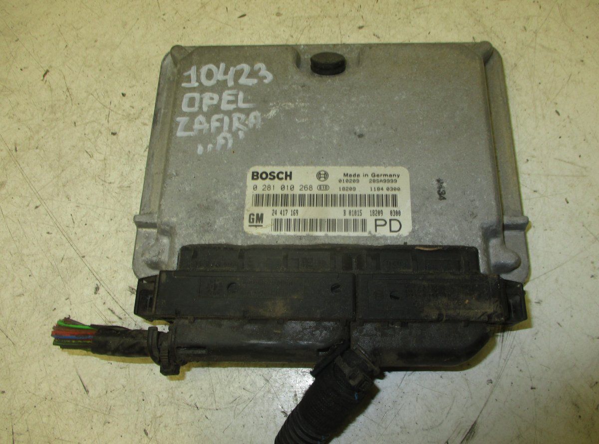 0281010268 Engine Control Unit / module (ECU) OPEL ZAFIRA A (1999-2005)