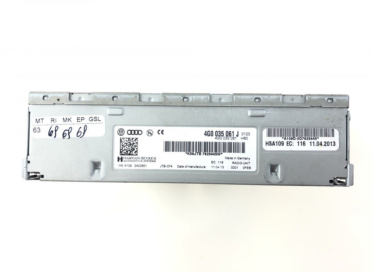 4G0035061J Radio tuner AUDI A6 / A6 ALLROAD (C7, 4G) (2010-2018)