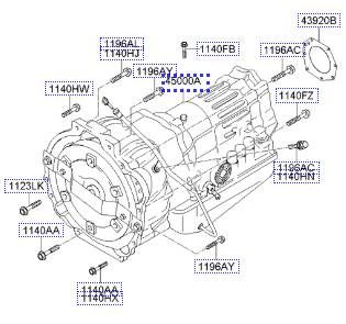 AUTO5SPEED4WD 450004C380 Gearbox KIA SORENTO I (JC) (2002-2009)