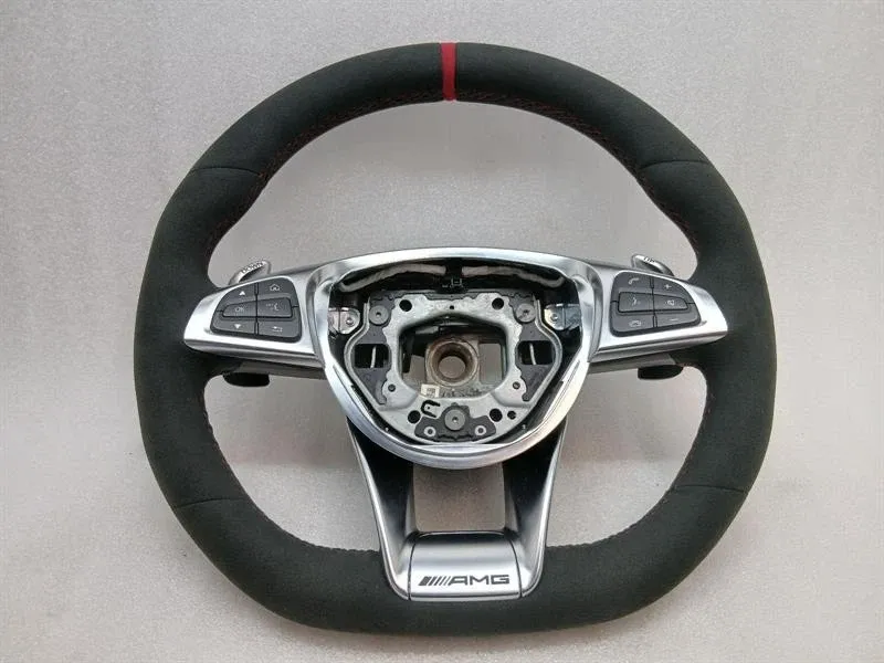 MERCEDES C63 AMG W205 STEERING WHEEL A2054602403 STEERING WHEEL ALCANTARA AS NEW