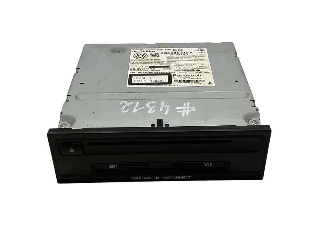 5G0035846A GPS Navigator CD - Player VW GOLF VII (5G1, BA5, BV5, BQ1, BE) (2012-2020)
