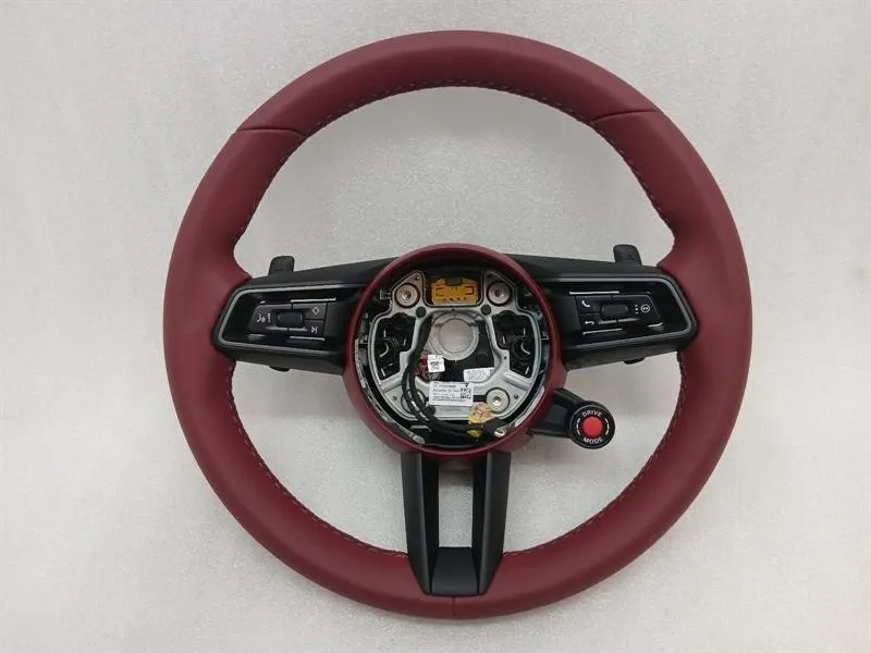 NEW NEW PORSCHE 911 992 Steering Wheel 992419091RN OG6 Bordeaux Red HEATED