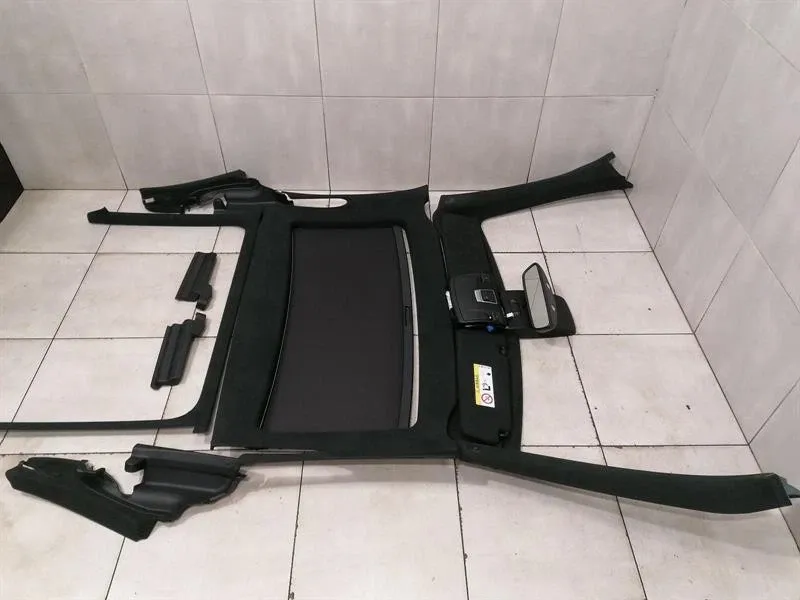 MERCEDES SL R231 ALCANTARA BLACK DESIGNO SET A2317900545 HEADLINER SET