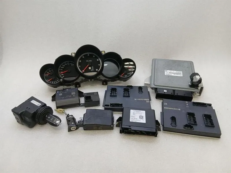 Porsche 911 991 Engine ECU 9P1907309C SET MK2 TURBO Engine ECU 3.8 17-19