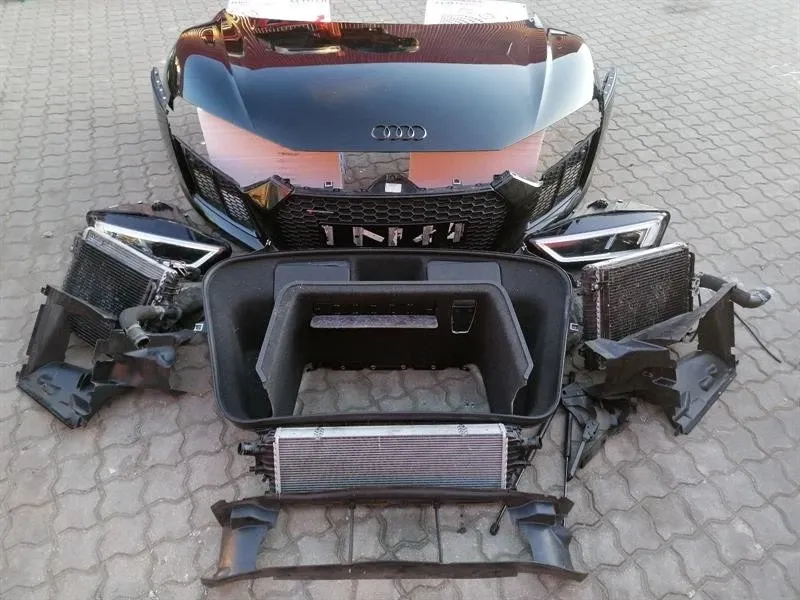 2019 AUDI R8 4S PERFORMANCE FRONT END 4S0805028K LOCK CARRIER FRONT MASK SET
