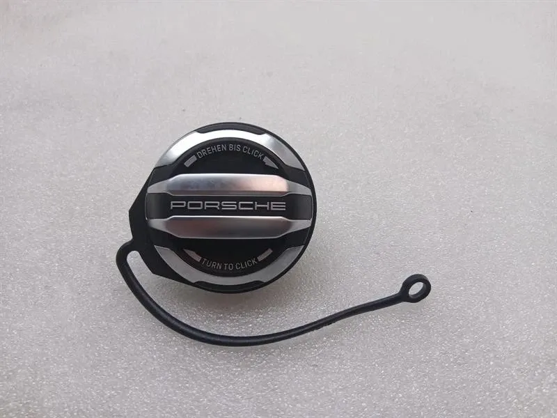 Porsche Cayman 718 GT4RS fuel filler cap 9P1201550 XYB aluminium fuel cap tank flap