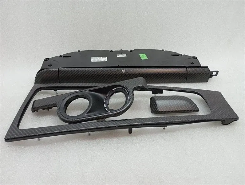 Porsche Cayman 718 cup holder 99155298603 matte carbon LHD cup holder holder