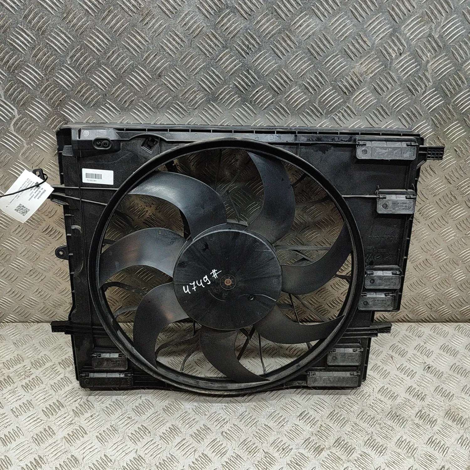 VOLVO S90 MK2 T8 Engine Cooling Fan 31657361 2.0 Hybrid 300kw 2021 27606454