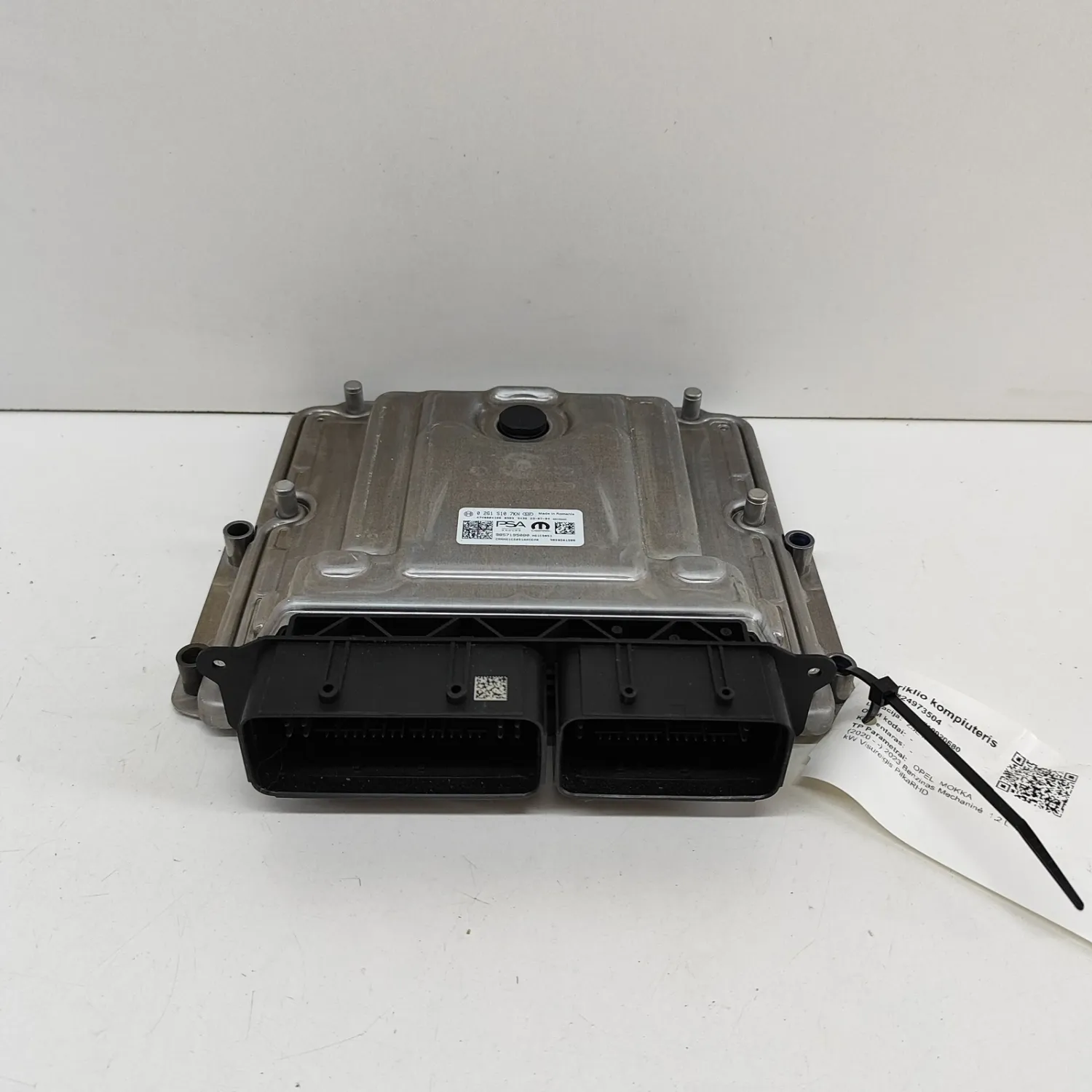 OPEL VAUXHALL MOKKA B Engine Control Unit 9857195080 1.2i 74kw 2023 24973504