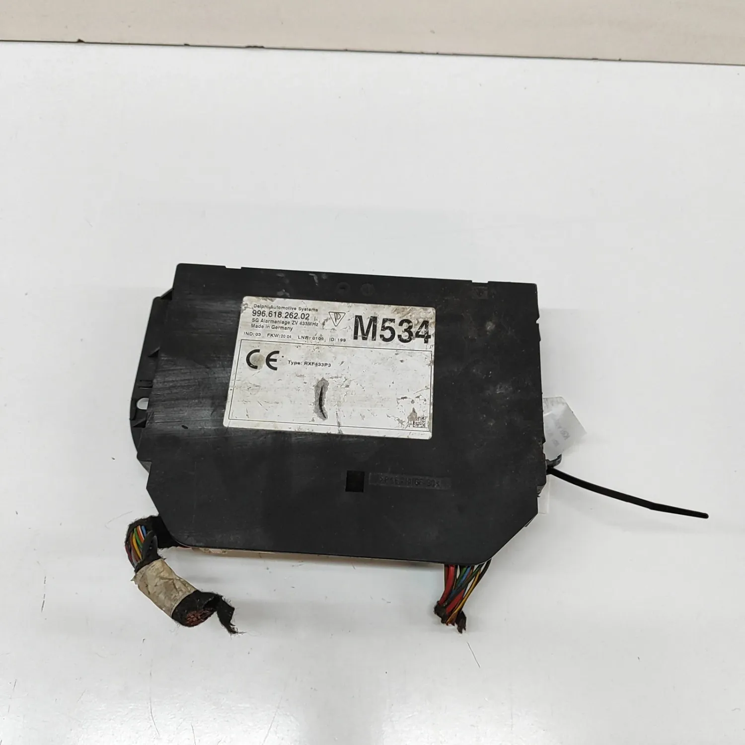 PORSCHE BOXSTER 986 Immobiliser Control Module 99661826202 2.7 Petrol 168kW 2004