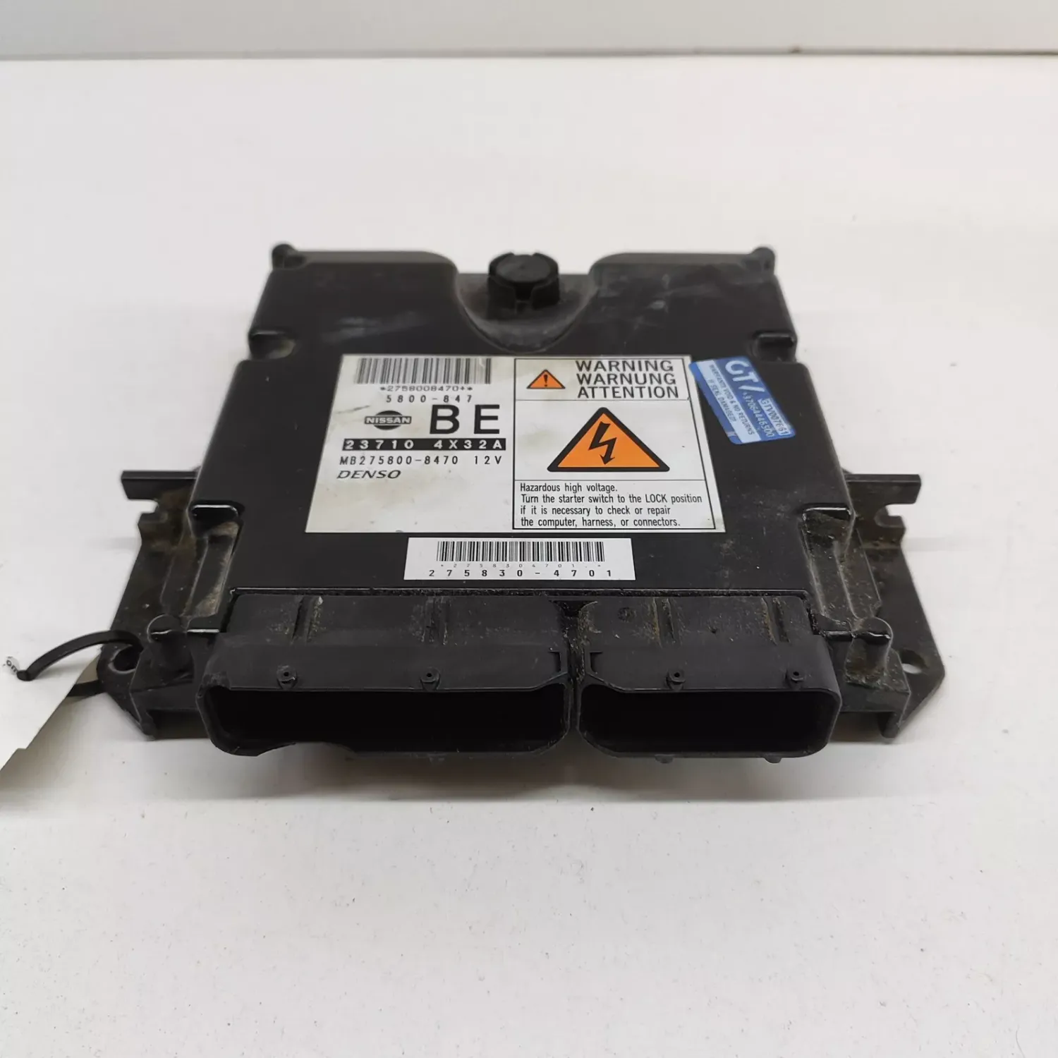 NISSAN NP300 NAVARA D40 Engine Control Unit 23710-4X32A 2.5D 140kw 2009 27891312