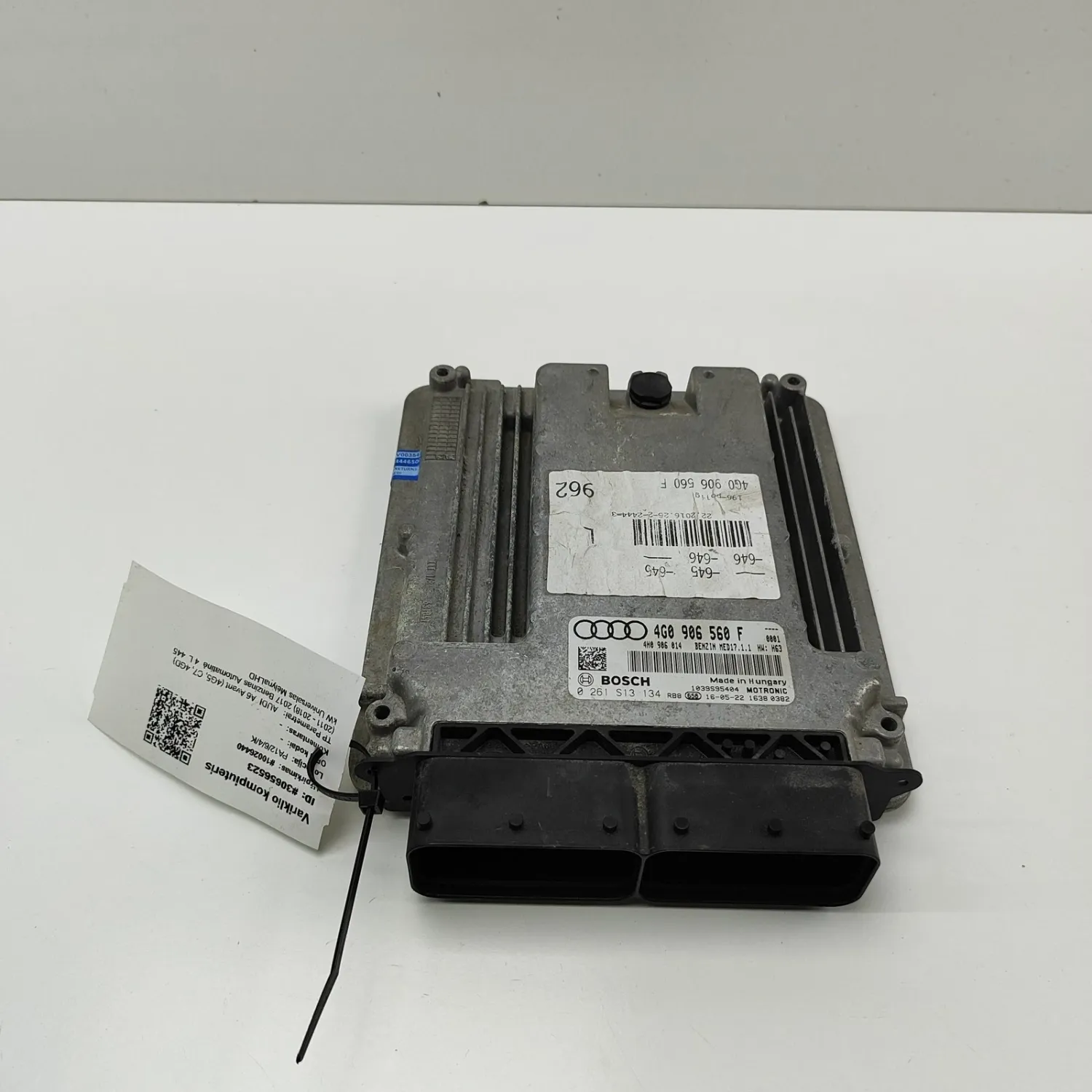 AUDI A6 Avant C7 Engine Control Unit 4G0906560F 4.0 Petrol 445kW 2017 30656523