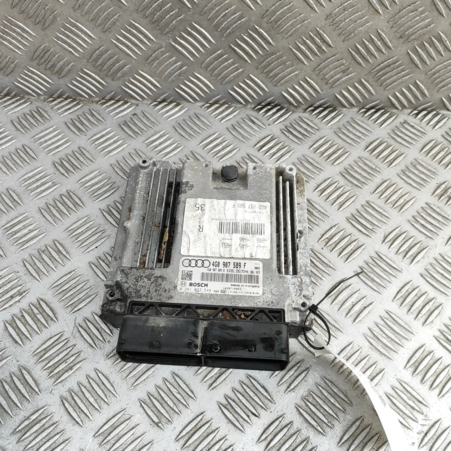 AUDI A6 C7 4G Engine Control Unit 4G0907589F 3.0 Diesel 235kW 2017 30740173