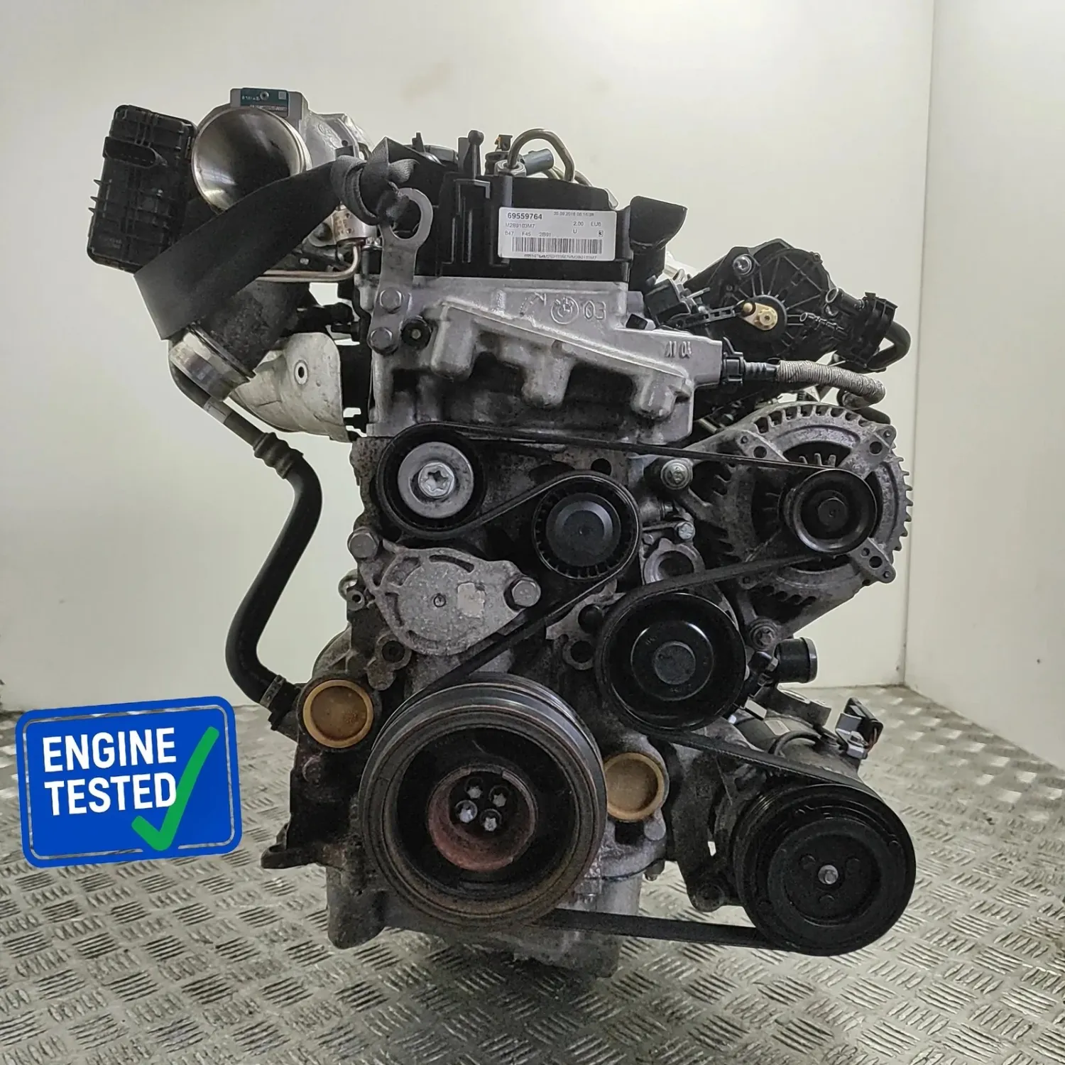 BMW X1 F48 Engine Motor B47C20A 2.0 Diesel 100kw 2016 33916862