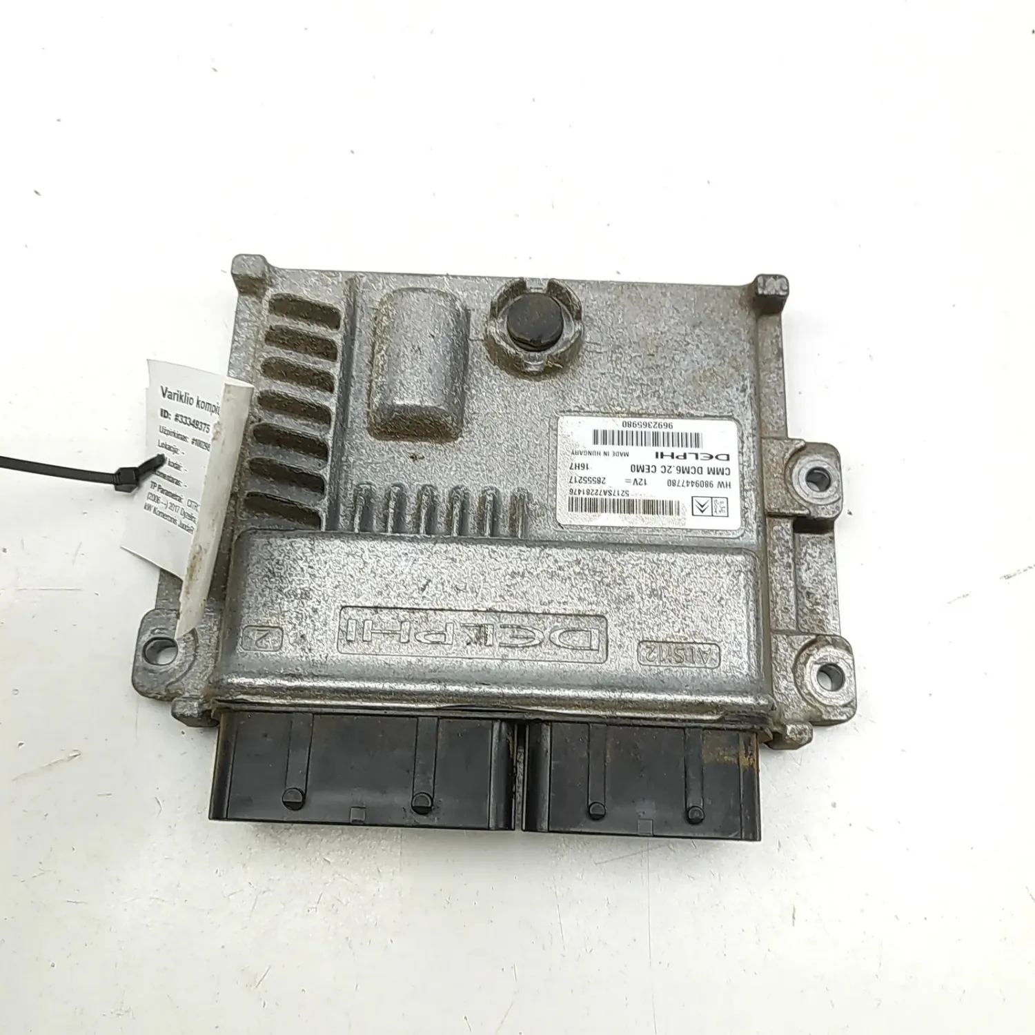 CITROËN  JUMPER Furgon G9 MK2 Engine Control Unit 9692365980 2.0 Diesel 96kW 2017