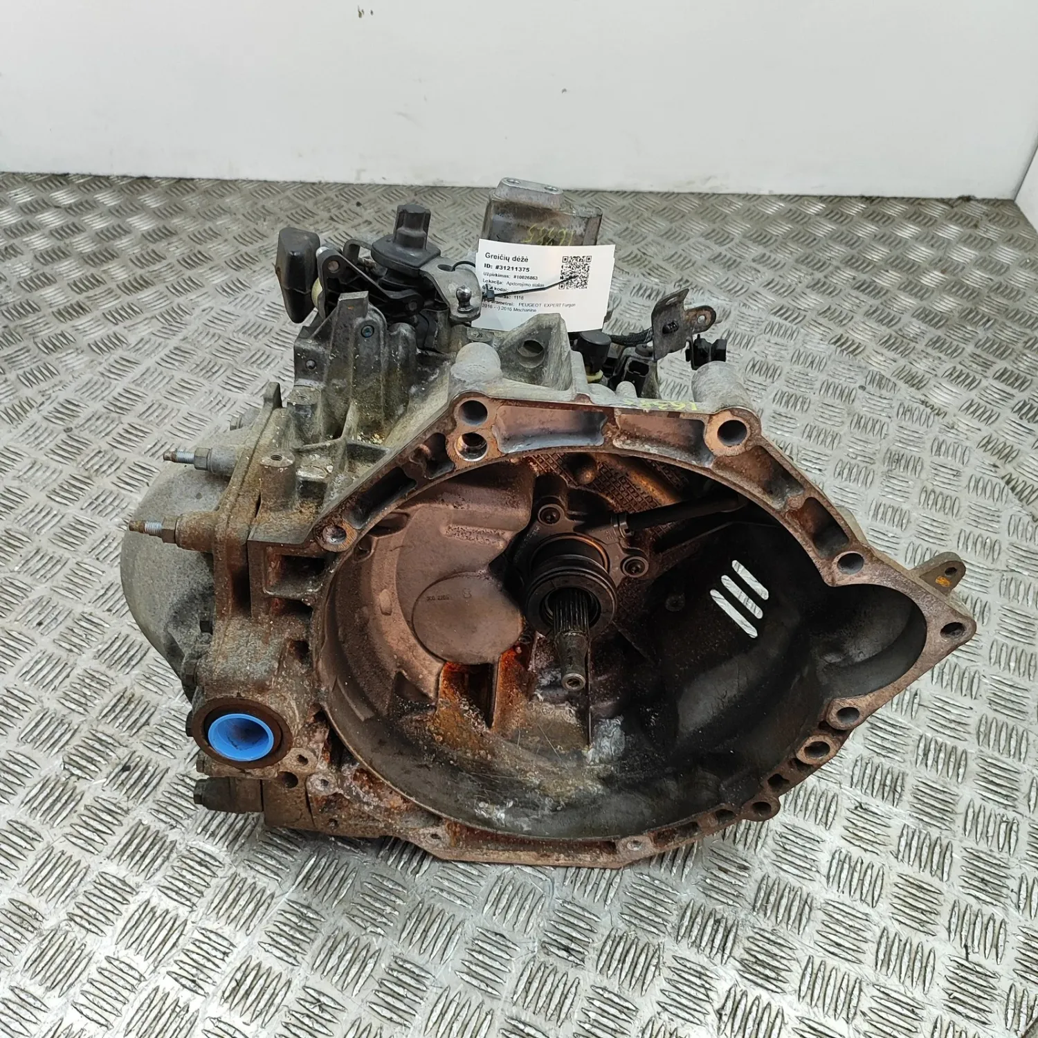 PEUGEOT EXPERT Furgon Gearbox 9819585680 2.0 Diesel 90kw 2016 31211375