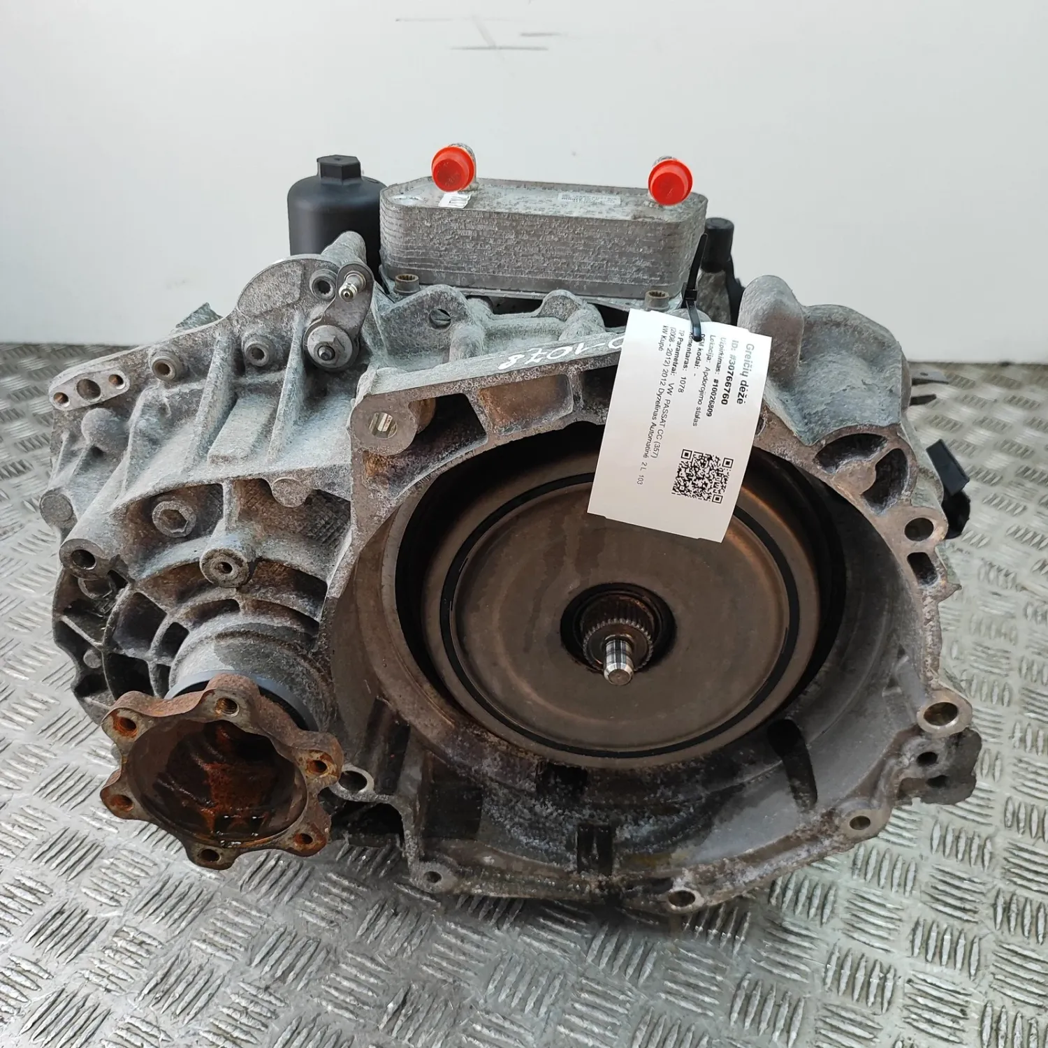 VW PASSAT CC Auto 6 Speed Gearbox PBR 2.0 Diesel 103kw 2012 30766760
