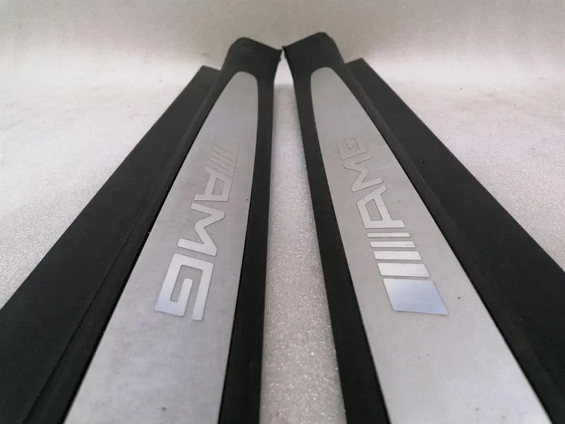 Mercedes SL R230 AMG door sill set A2306801235 door entry sill set defect
