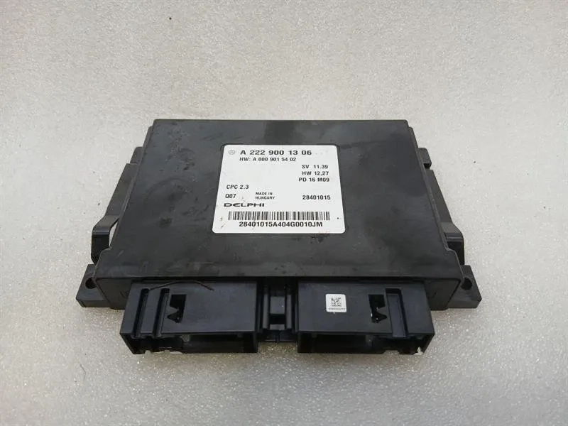 Mercedes GT R190 Roadster Electronic Module A2229001306 ECU