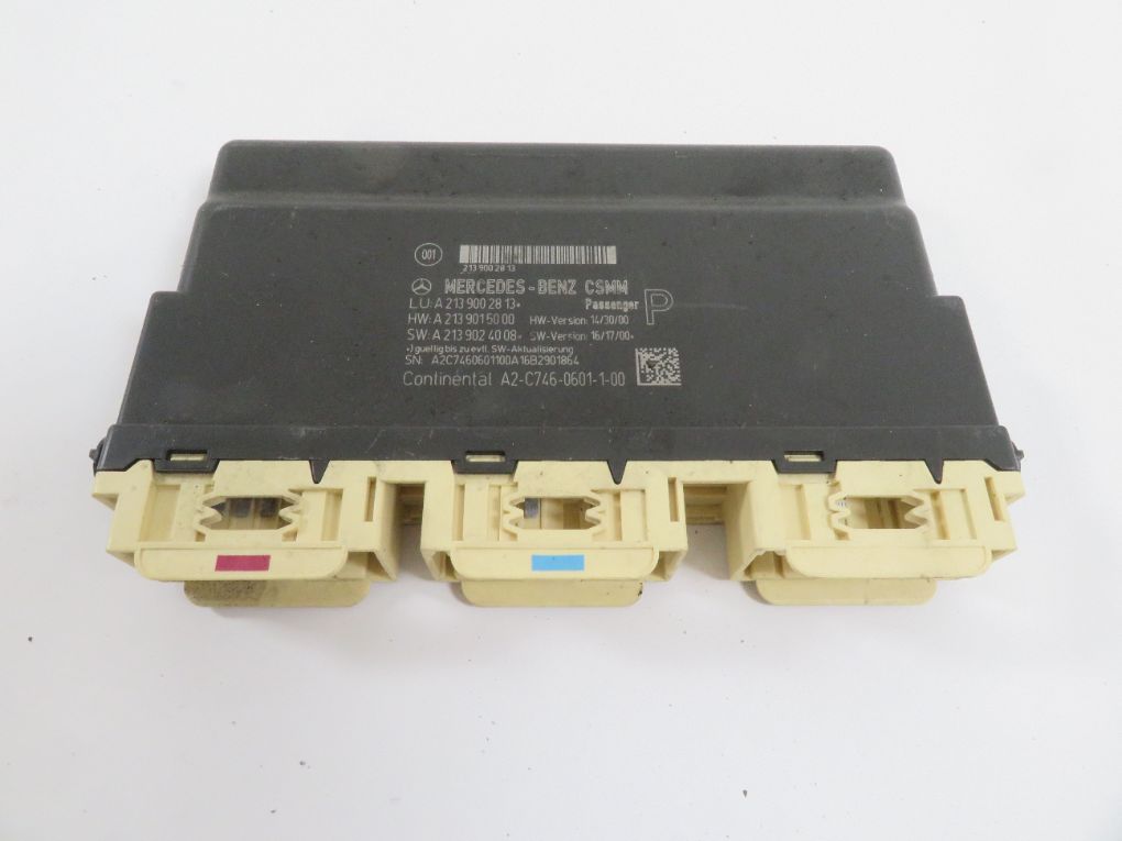A2139002813 A2139001405 Seats control unit MERCEDES-BENZ E-CLASS (W213) (2016-2023)