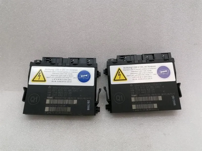 Mercedes CL W216 rear seat module set A2218709186 seat control unit set