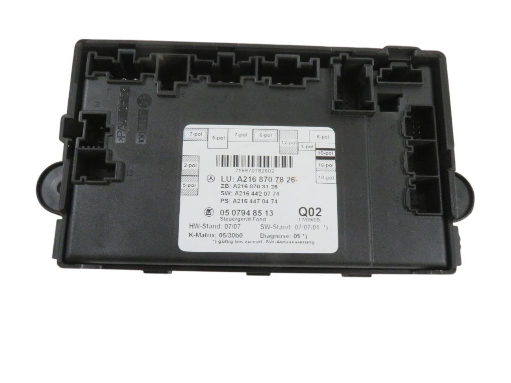 A2168707826 Control units, other MERCEDES-BENZ S-CLASS Coupe (C216) (2006-2013)