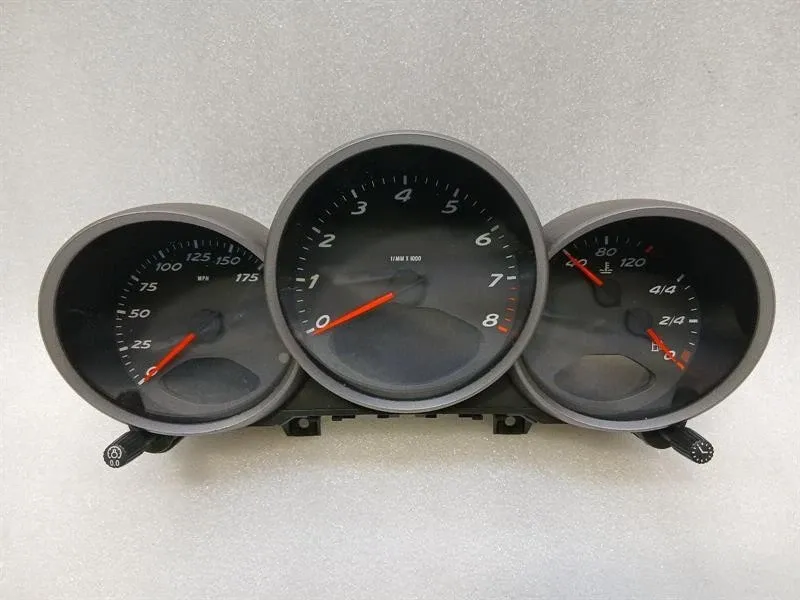 Porsche Boxster 987 Instrument Cluster 98764110730 MPH Speedometer Manual